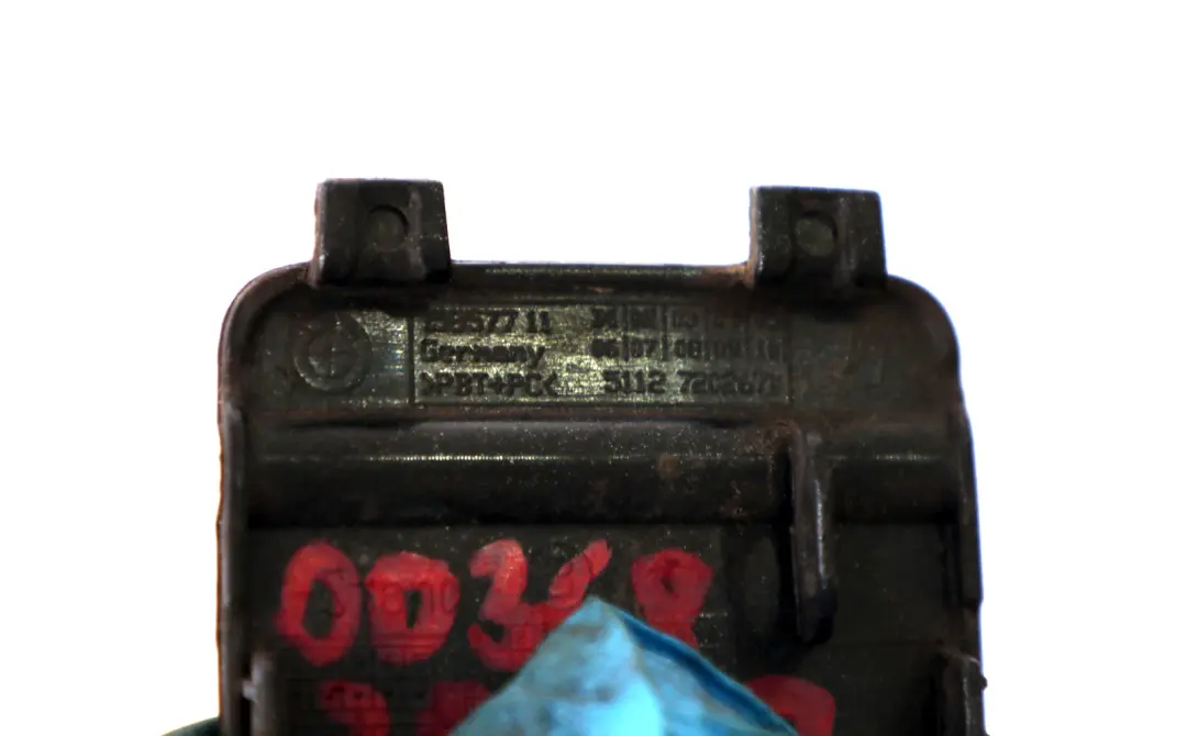BMW E90 LCI Klappe Abschleppöse Heckstoßstange Blau 7202671 - SKU 0036878-WB - Teilenummer 0036878