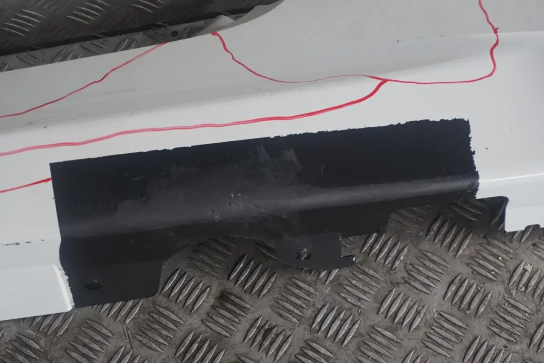 BMW 3 E93 M3 Convertible Sill Strip Side Skirt Left N/S Alpinweiss White - 300 - SKU 0037011-AW - Part number 0037011