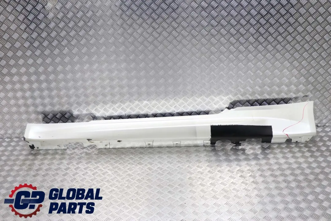 BMW E93 M3 Cabrio Listello Portiera Gonna SX Bianco Oro - SKU 0037011-WG - Numero di parte 0037011