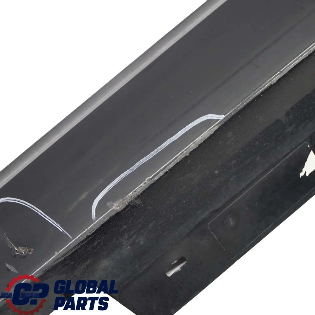 BMW E90 E91 LCI 4 Sill Strip Faldon Lateral Izquierdo Negro Zafiro - 475 - SKU 0037059-BS4 - Número de pieza 0037059