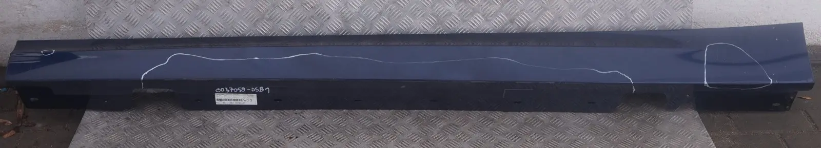 BMW E90 E91 LCI Bas de Porte Blende Seuil A Gauche Bleu des Mers Profondes