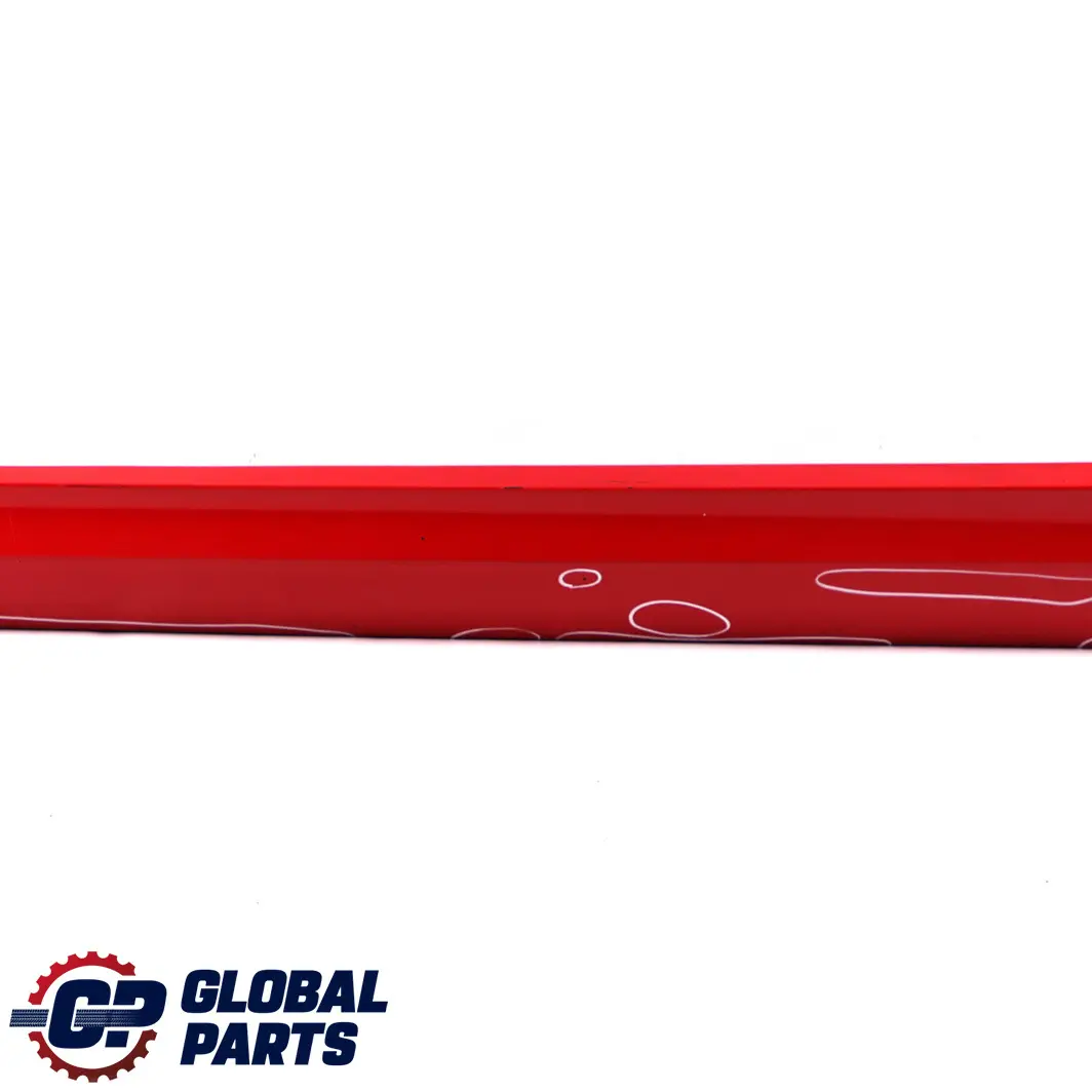 Sill Strip Side Skirt Left N/S Karmesinrot Red A61 to BMW E90 E91 LCI Cover with Part number 0037059 BMW E90 E91 LCI Cover Sill Strip Side Skirt Left N/S Karmesinrot Red A61 - SKU 0037059-KAR2 - Part number 0037059