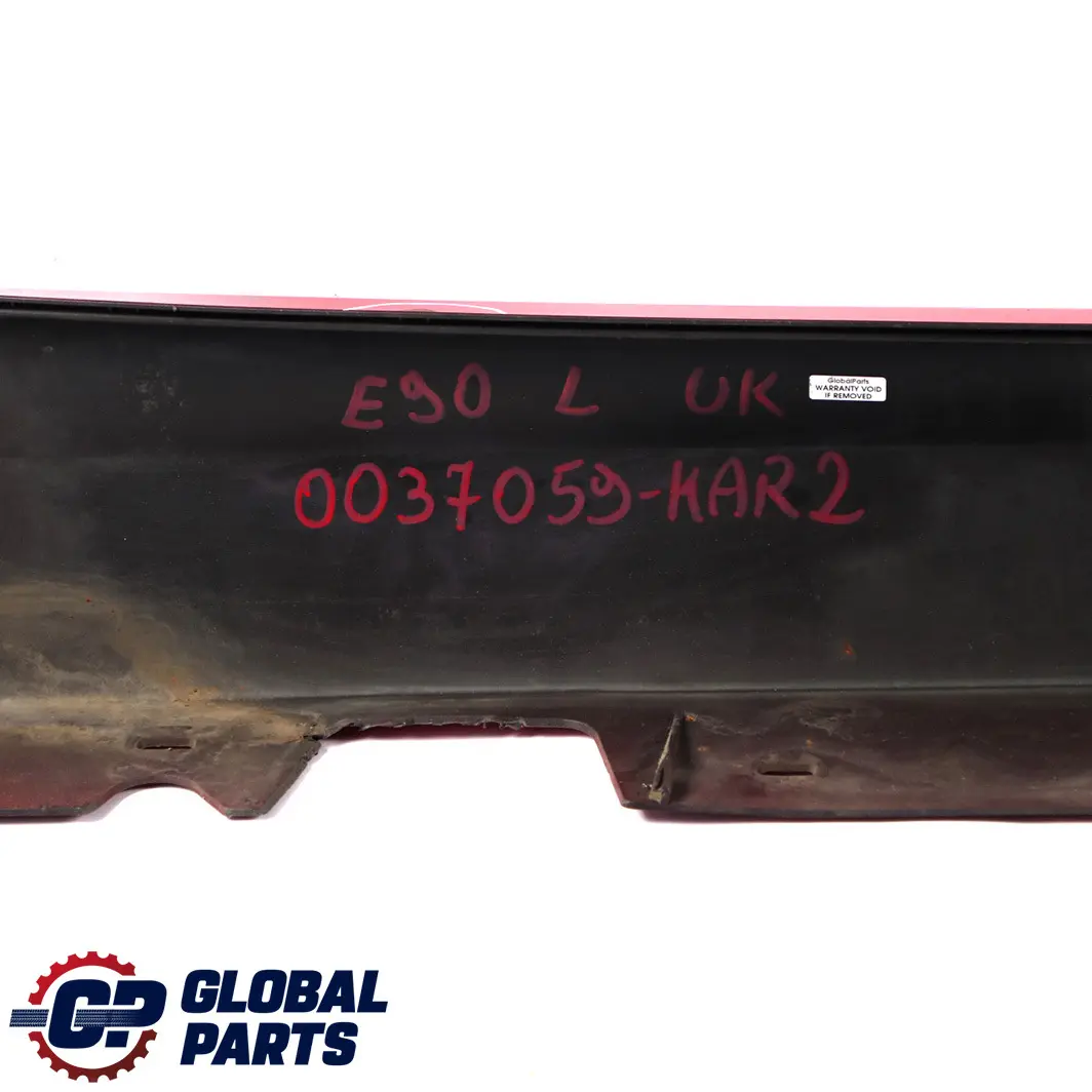 Sill Strip Side Skirt Left N/S Karmesinrot Red A61 to BMW E90 E91 LCI Cover with Part number 0037059 BMW E90 E91 LCI Cover Sill Strip Side Skirt Left N/S Karmesinrot Red A61 - SKU 0037059-KAR2 - Part number 0037059