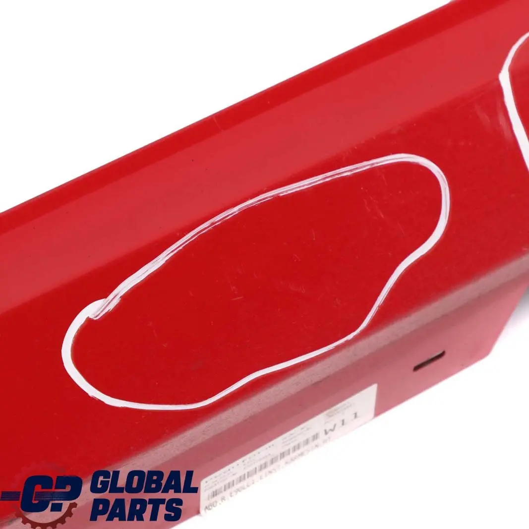 BMW 3 E90 E91 LCI Sill Strip Side Skirt Right O/S Karmesinrot Crimson Red - A61 - SKU 0037060-KAR4 - Part number 0037060