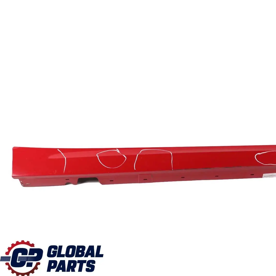 Sill Strip Side Skirt Right O/S Karmesinrot Crimson Red - A61 to BMW 3 E90 E91 LCI with Part number 0037060 BMW 3 E90 E91 LCI Sill Strip Side Skirt Right O/S Karmesinrot Crimson Red - A61 - SKU 0037060-KAR4 - Part number 0037060