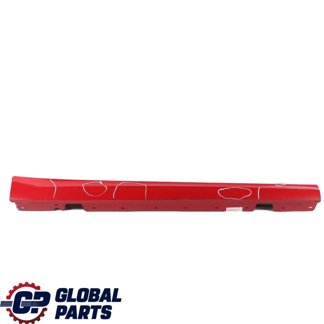 Sill Strip Side Skirt Right O/S Karmesinrot Crimson Red - A61 to BMW 3 E90 E91 LCI with Part number 0037060 BMW 3 E90 E91 LCI Sill Strip Side Skirt Right O/S Karmesinrot Crimson Red - A61 - SKU 0037060-KAR4 - Part number 0037060