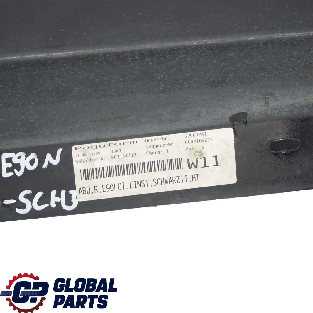 BMW E90 E91 Listwa Próg Prawy Schwarz Czarny - SKU 0037060-SCH3 - Numer Części 0037060