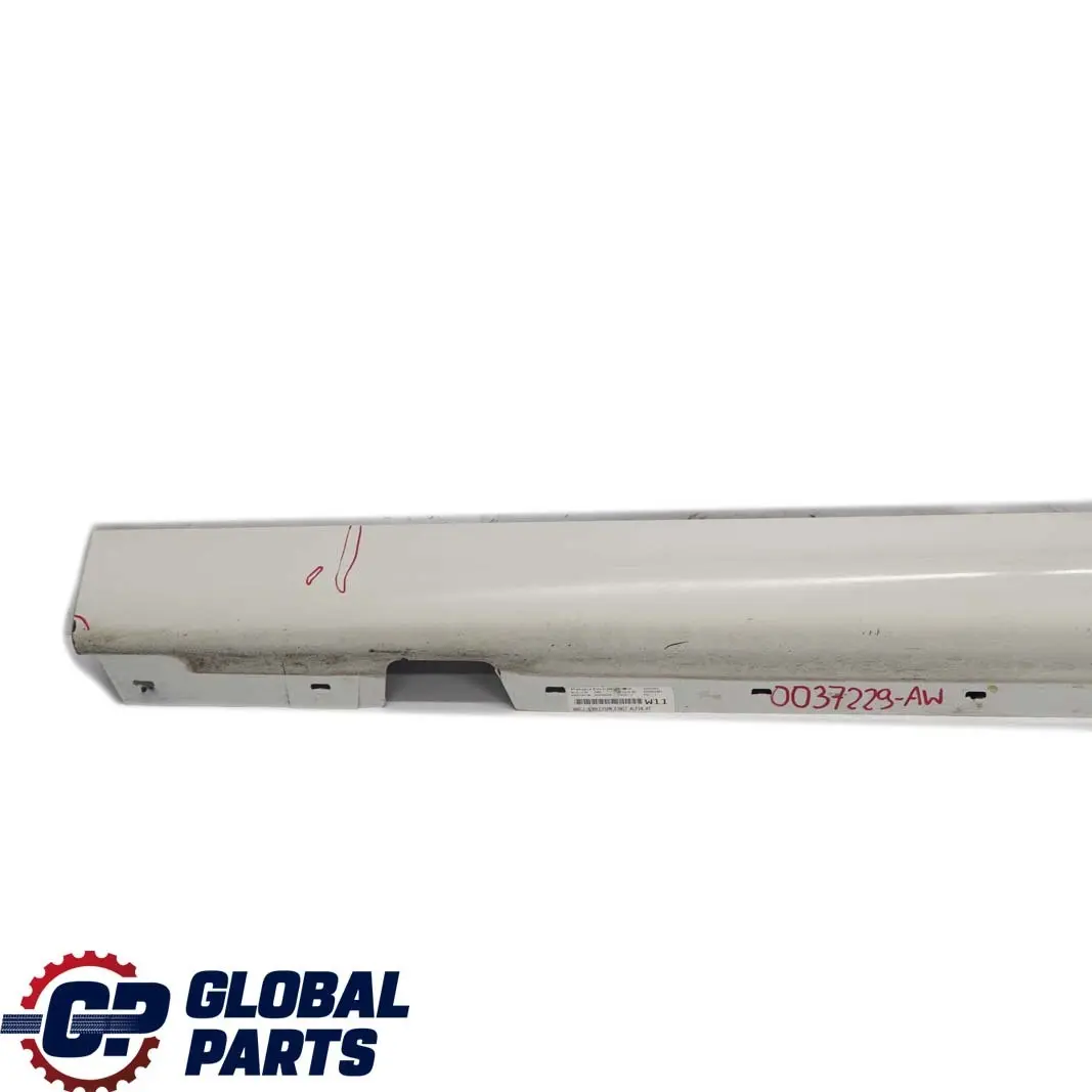 BMW 3 E90 LCI M Sport Sill Strip Side Skirt Left N/S Alpinweiss White 3 - 300 - SKU 0037229-AW - Part number 0037229