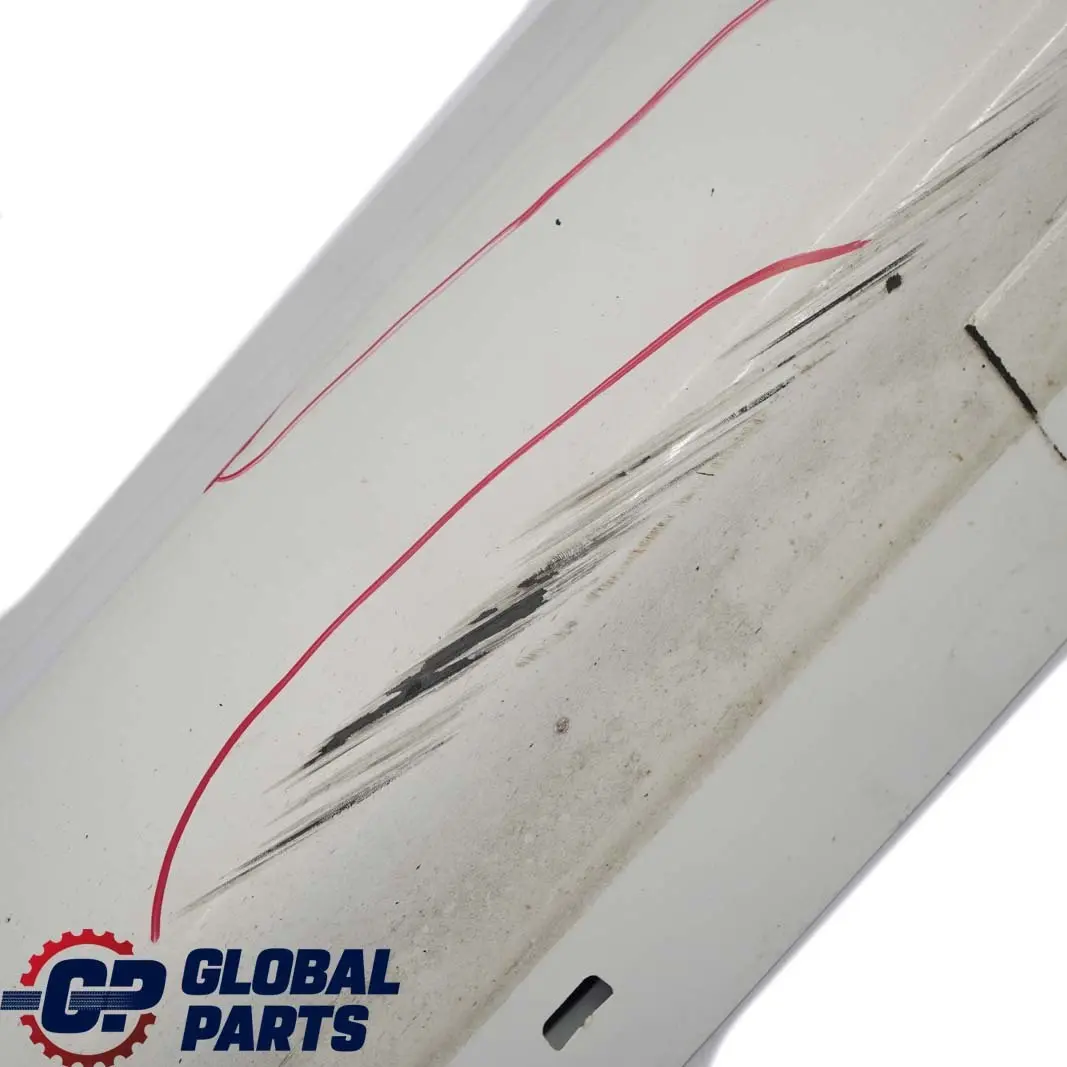 BMW 3 E90 LCI M Sport Sill Strip Side Skirt Left N/S Alpinweiss White 3 - 300 - SKU 0037229-AW - Part number 0037229