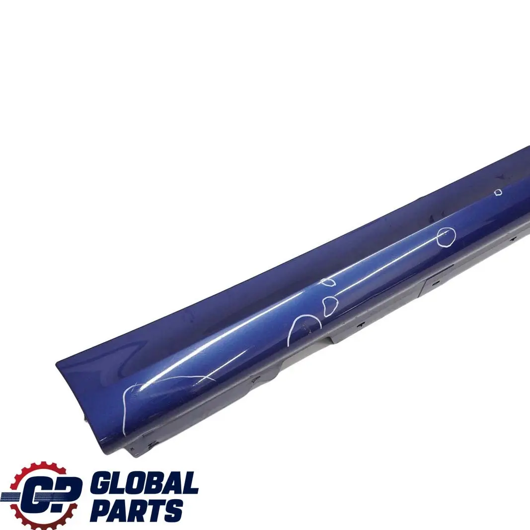 BMW E90 E91 LCI M Sport Listello Portiera Gonna Destra le Mans Blu 381 - SKU 0037230-LMB - Numero di parte 0037230