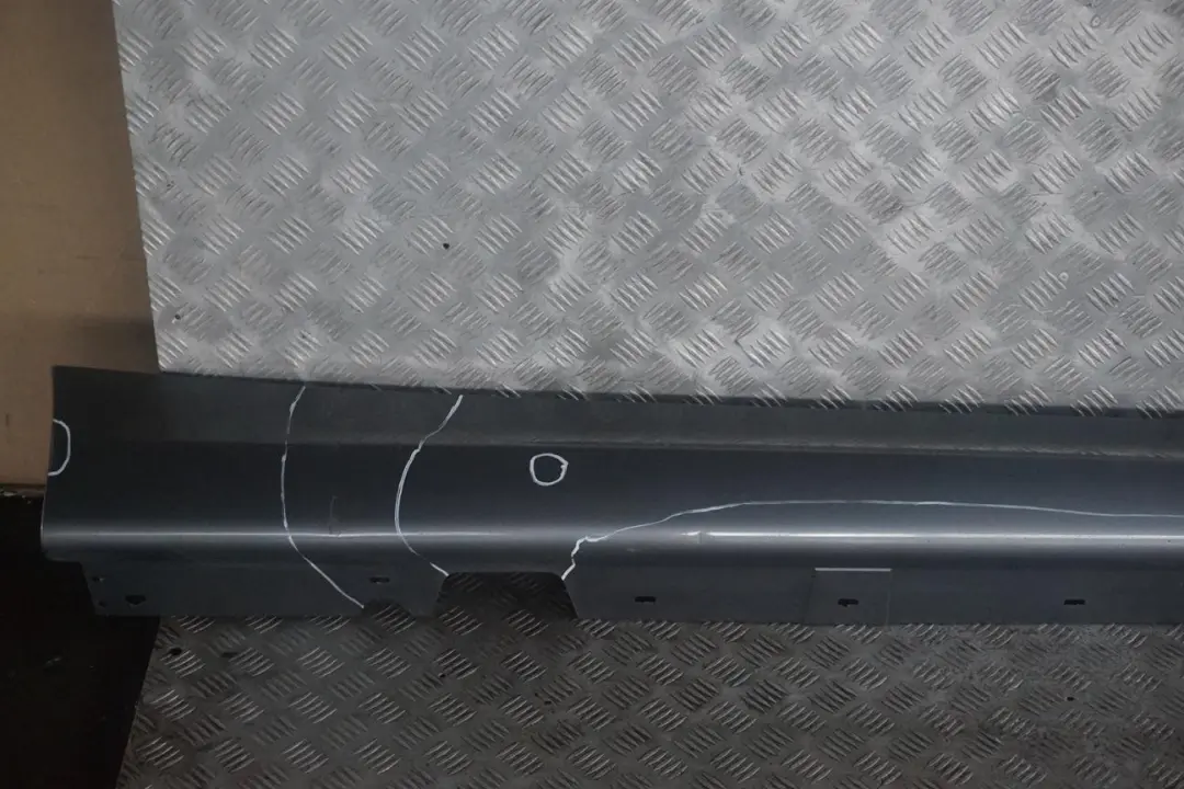 Sill Strip Side Skirt Right O/S Spacegrau Grey to BMW 3 Series E90 LCI 1 M Sport with Part number 0037230 BMW 3 Series E90 LCI 1 M Sport Sill Strip Side Skirt Right O/S Spacegrau Grey - SKU 0037230-SCG1 - Part number 0037230