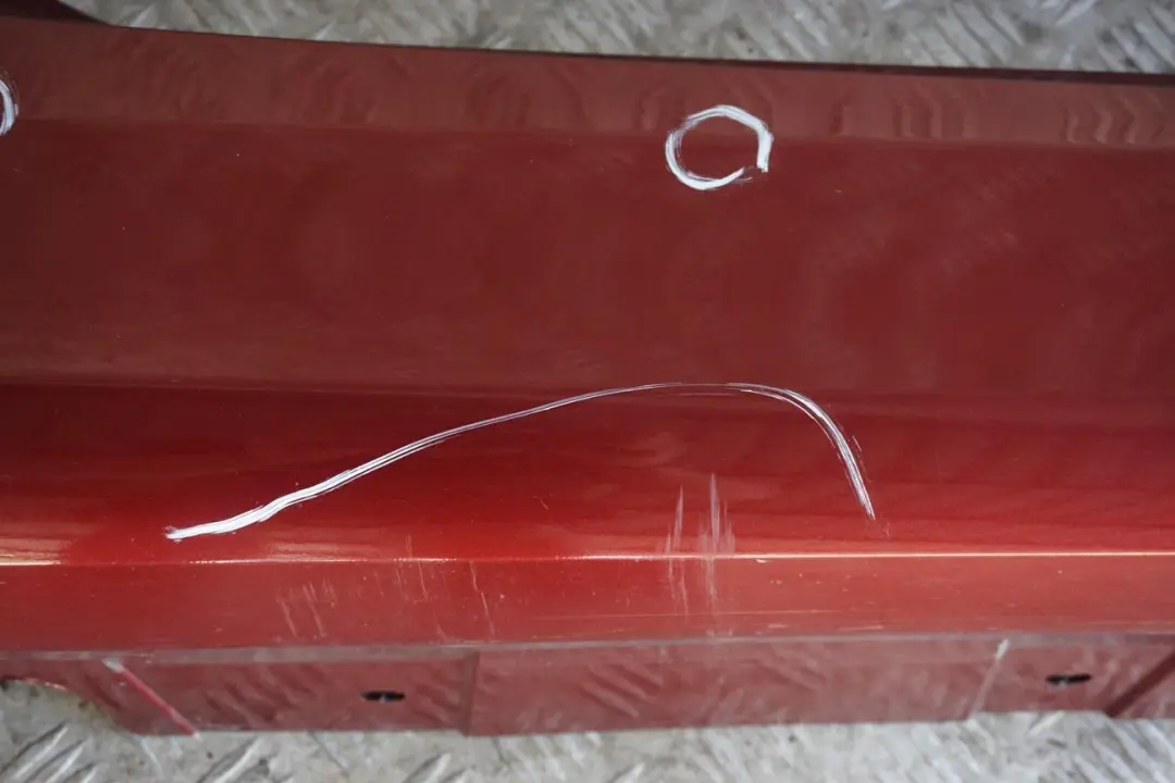 Sill Strip Side Skirt Right O/S Vermilionrot Vermilion Red to BMW 3 E92 E93 LCI with Part number 0038432 BMW 3 E92 E93 LCI Sill Strip Side Skirt Right O/S Vermilionrot Vermilion Red - SKU 0038432-VER - Part number 0038432