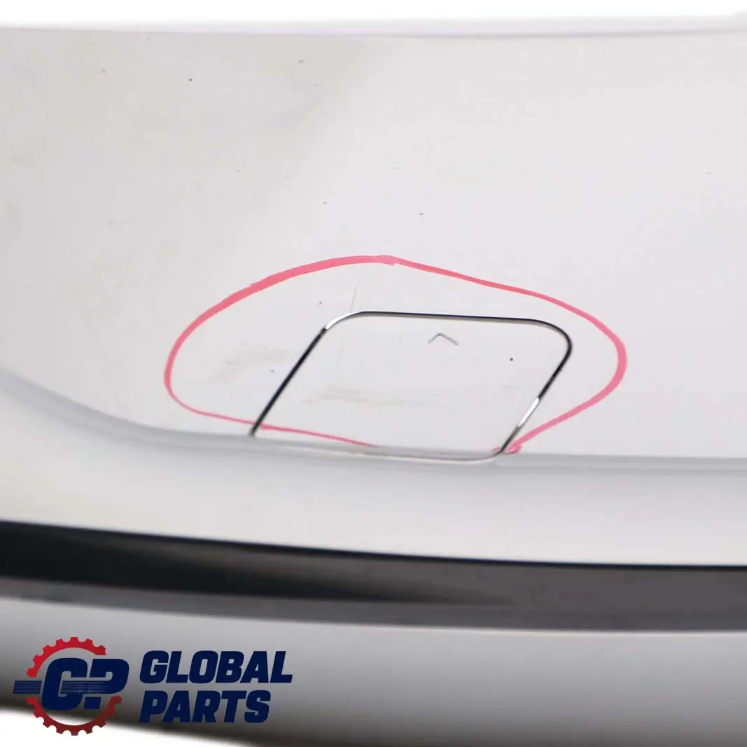 Bumper Trim Panel Glacier Silber Silver Metallic to BMW F20 F21 Sport Line Rear with Part number 0038878 BMW F20 F21 Sport Line Rear Bumper Trim Panel Glacier Silber Silver Metallic - SKU 0038878-GSB - Part number 0038878