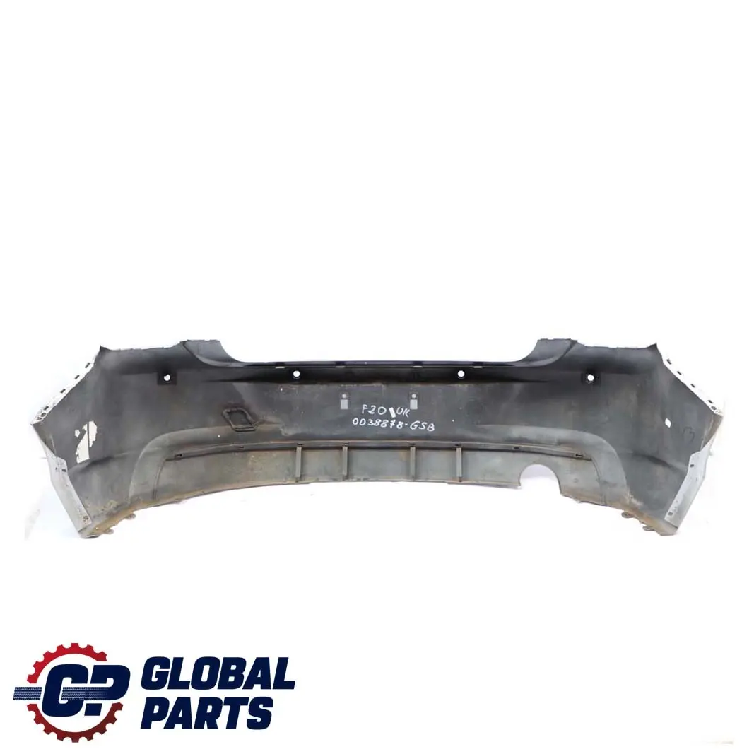 Bumper Trim Panel Glacier Silber Silver Metallic to BMW F20 F21 Sport Line Rear with Part number 0038878 BMW F20 F21 Sport Line Rear Bumper Trim Panel Glacier Silber Silver Metallic - SKU 0038878-GSB - Part number 0038878