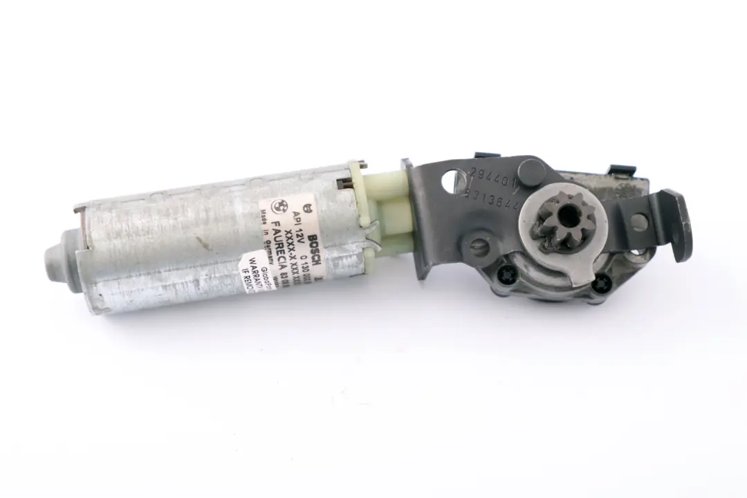 BMW 7 Series E65 1 Rear Seat Adjustment Drive Motor Bosch 0 130 002 585 - SKU 0130002585-1 - Part number 0130002585