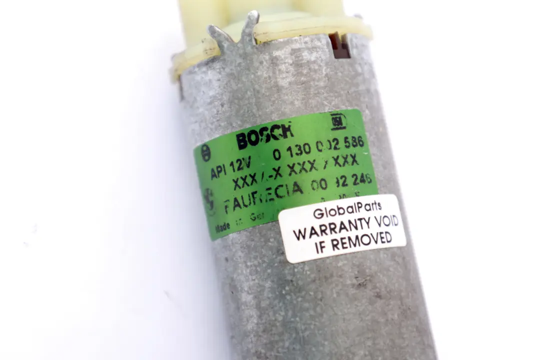 Adjustment Drive Motor Bosch 0 130 002 586 to BMW 7 Series E65 Rear Seat with Part number 0130002586 BMW 7 Series E65 Rear Seat Adjustment Drive Motor Bosch 0 130 002 586 - SKU 0130002586 - Part number 0130002586