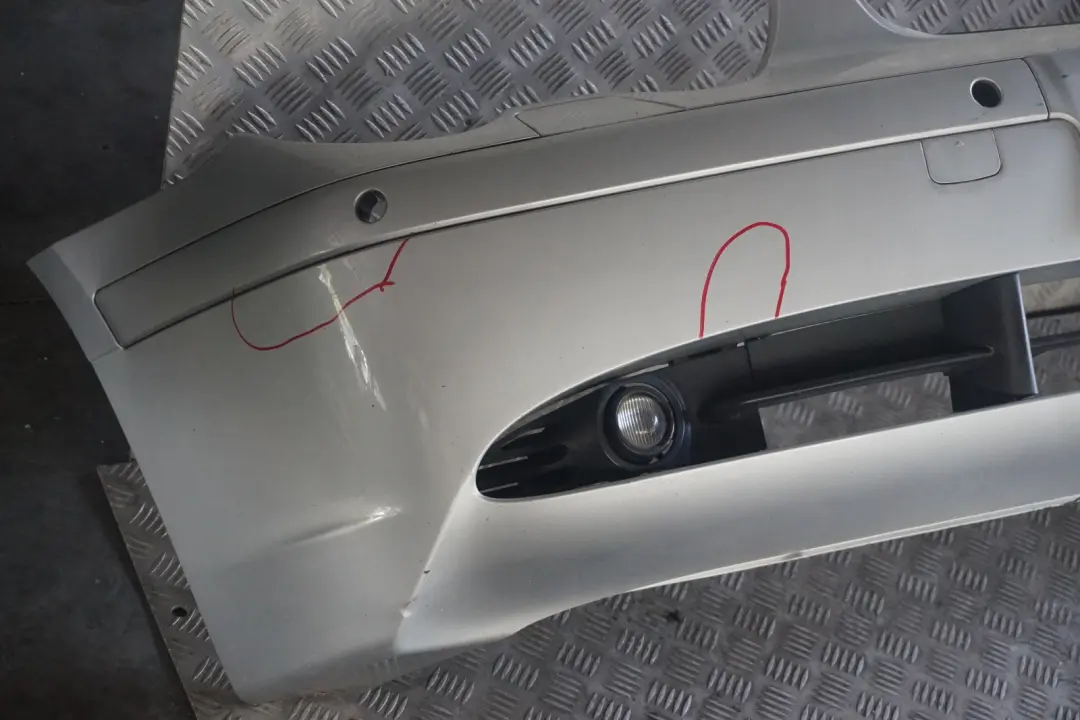 Front Bumper Panel Titansilber Titan Silver Metallic to BMW 7 Series E65 E66 E67 with Part number 0136422 BMW 7 Series E65 E66 E67 Front Bumper Panel Titansilber Titan Silver Metallic - SKU 0136422-TS - Part number 0136422