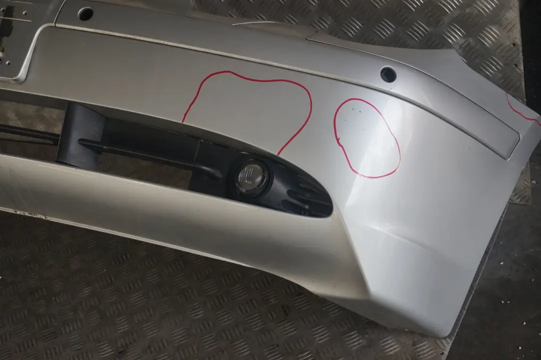 BMW 7 Series E65 E66 E67 Front Bumper Panel Titansilber Titan Silver Metallic - SKU 0136422-TS - Part number 0136422