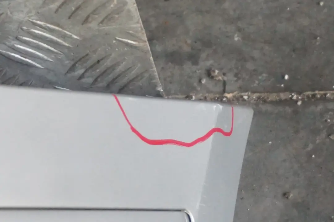 BMW 7 Series E65 E66 E67 Front Bumper Panel Titansilber Titan Silver Metallic - SKU 0136422-TS - Part number 0136422