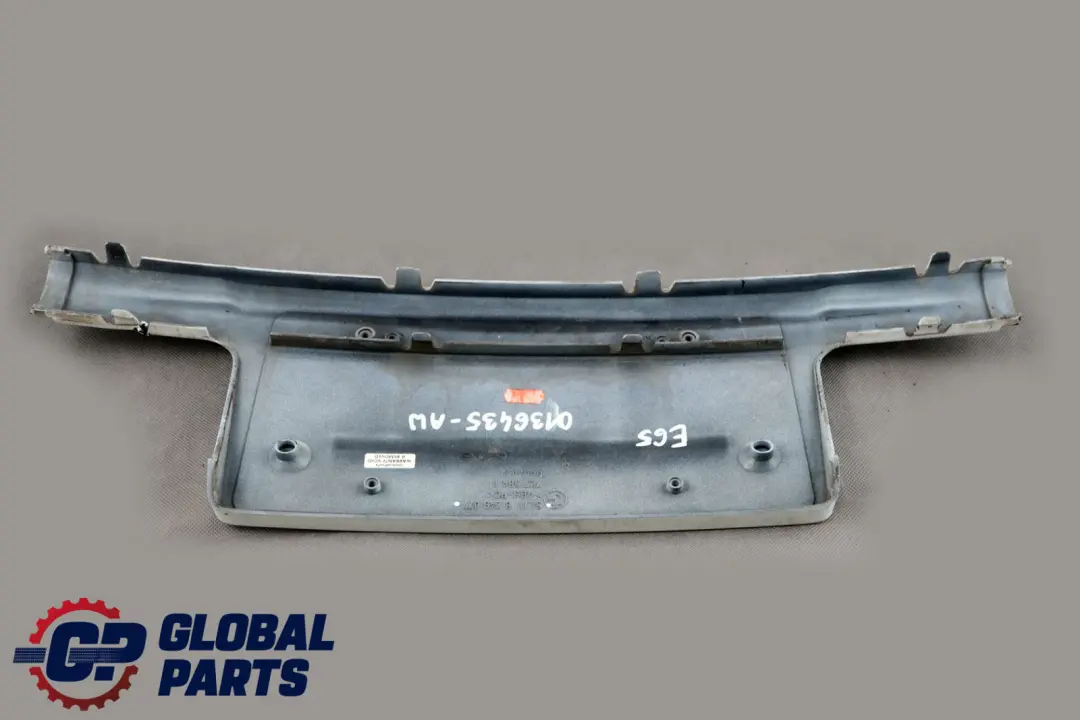 BMW 7 er E65 Japan Vorn Unterlage Kennzeichen Alpinweiss Alpin Weiss - 300 - SKU 0136435-AW - Teilenummer 0136435