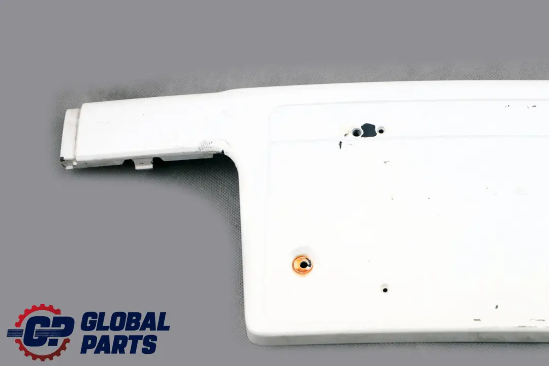 BMW 7 E65 E66 Japan Front Licence Plate Holder Base Alpinweiss Alpine White 300 - SKU 0136435-AW - Part number 0136435