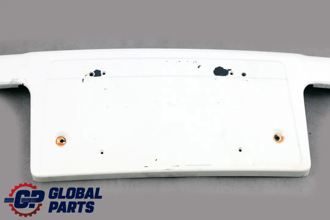 BMW 7 E65 E66 Japan Front Licence Plate Holder Base Alpinweiss Alpine White 300 - SKU 0136435-AW - Part number 0136435