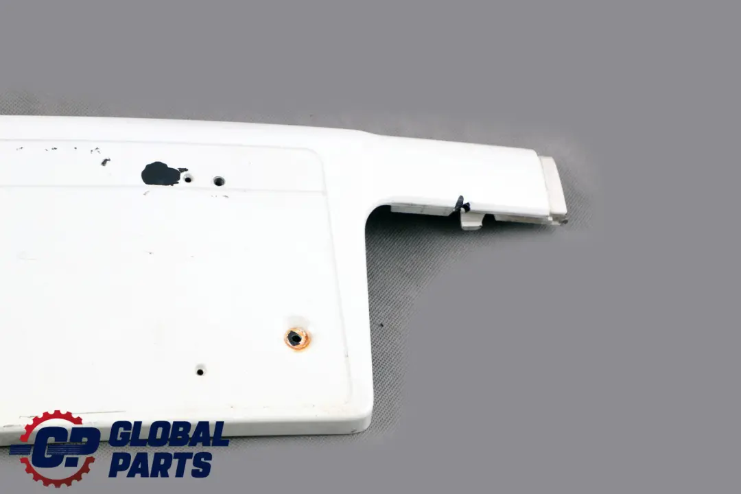 BMW 7 E65 E66 Japan Front Licence Plate Holder Base Alpinweiss Alpine White 300 - SKU 0136435-AW - Part number 0136435