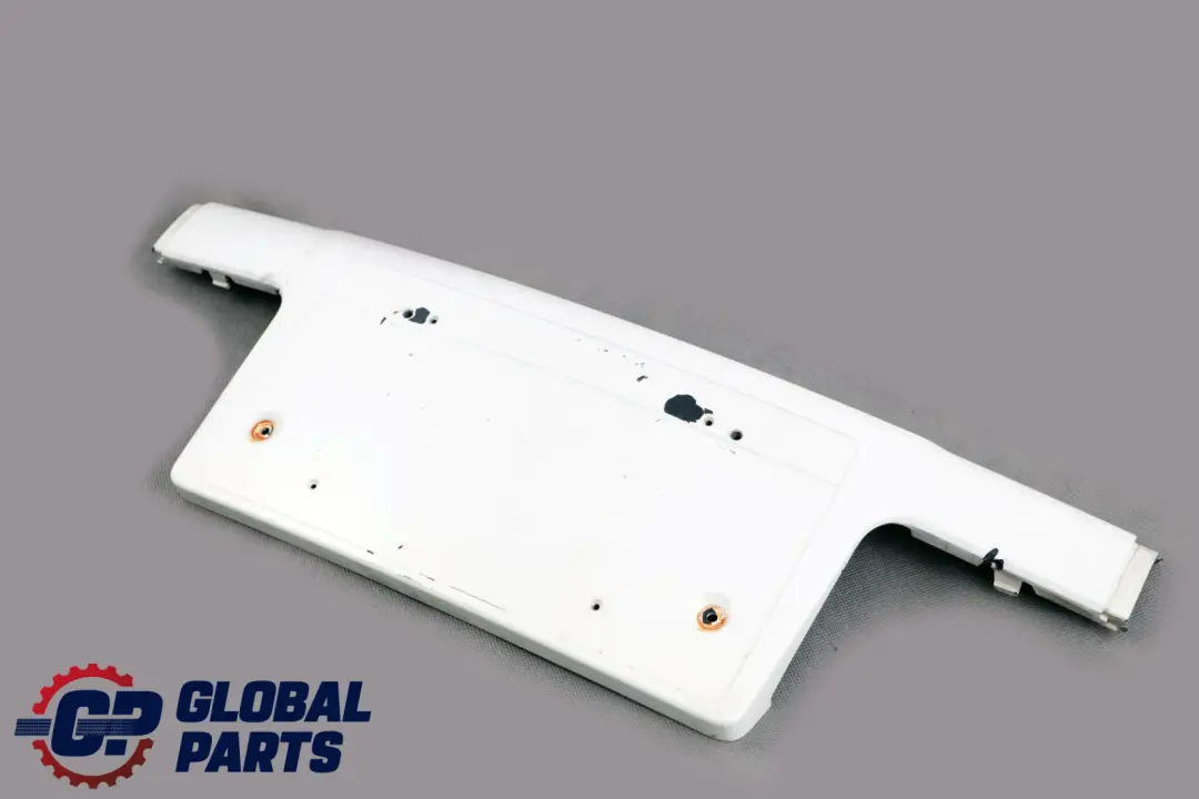 BMW 7 E65 E66 Japan Front Licence Plate Holder Base Alpinweiss Alpine White 300 - SKU 0136435-AW - Part number 0136435