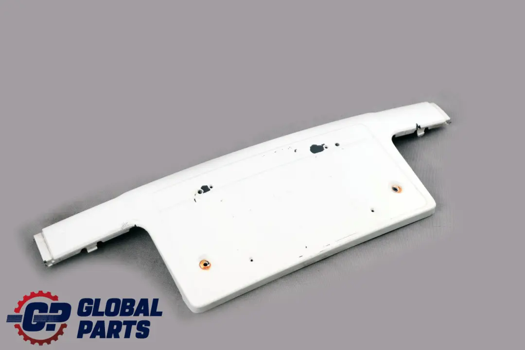 BMW 7 E65 E66 Japan Front Licence Plate Holder Base Alpinweiss Alpine White 300 - SKU 0136435-AW - Part number 0136435