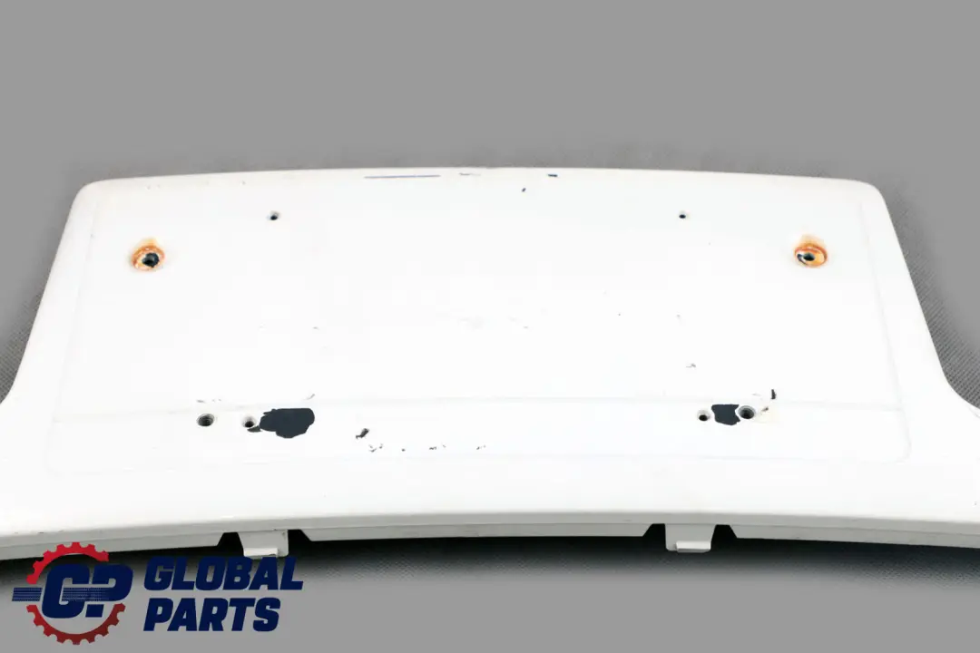 BMW 7 E65 E66 Japan Front Licence Plate Holder Base Alpinweiss Alpine White 300 - SKU 0136435-AW - Part number 0136435