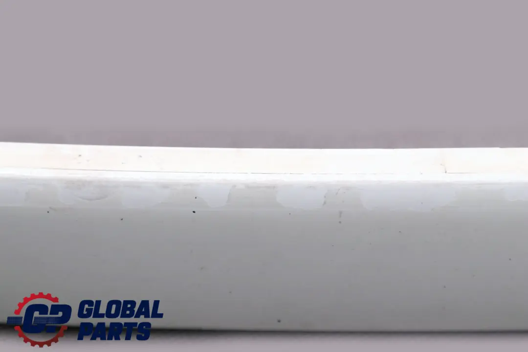 Front Bumper Guard Trim Strip Left N/S Alpinweiss 8223233 to BMW 7 Series E65 E66 with Part number 0136458 BMW 7 Series E65 E66 Front Bumper Guard Trim Strip Left N/S Alpinweiss 8223233 - SKU 0136458-AW - Part number 0136458