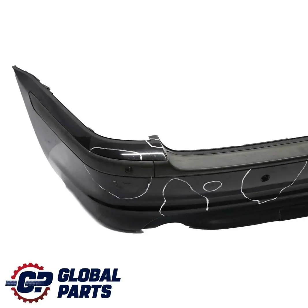 BMW 3 E46 Touring M Sport Rear Bumper Trim Panel Schwarz 2 Black - 668 - SKU 0136484-SCH - Part number 0136484