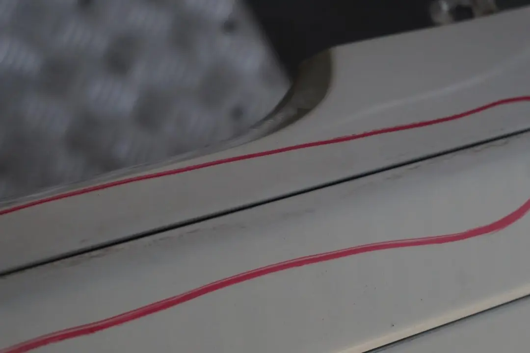 Bumper Trim Panel Alpinweiss Alpine White - 300 to BMW 7 Series E65 E66 Rear with Part number 0136743 BMW 7 Series E65 E66 Rear Bumper Trim Panel Alpinweiss Alpine White - 300 - SKU 0136743-AW - Part number 0136743