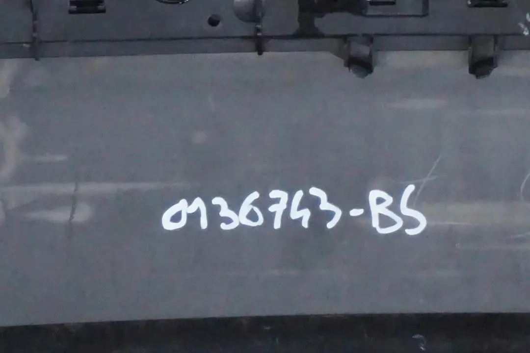 BMW 7 Series E65 E66 E67 Rear Bumper Panel Black Sapphire Metallic - 475 - SKU 0136743-BS - Part number 0136743