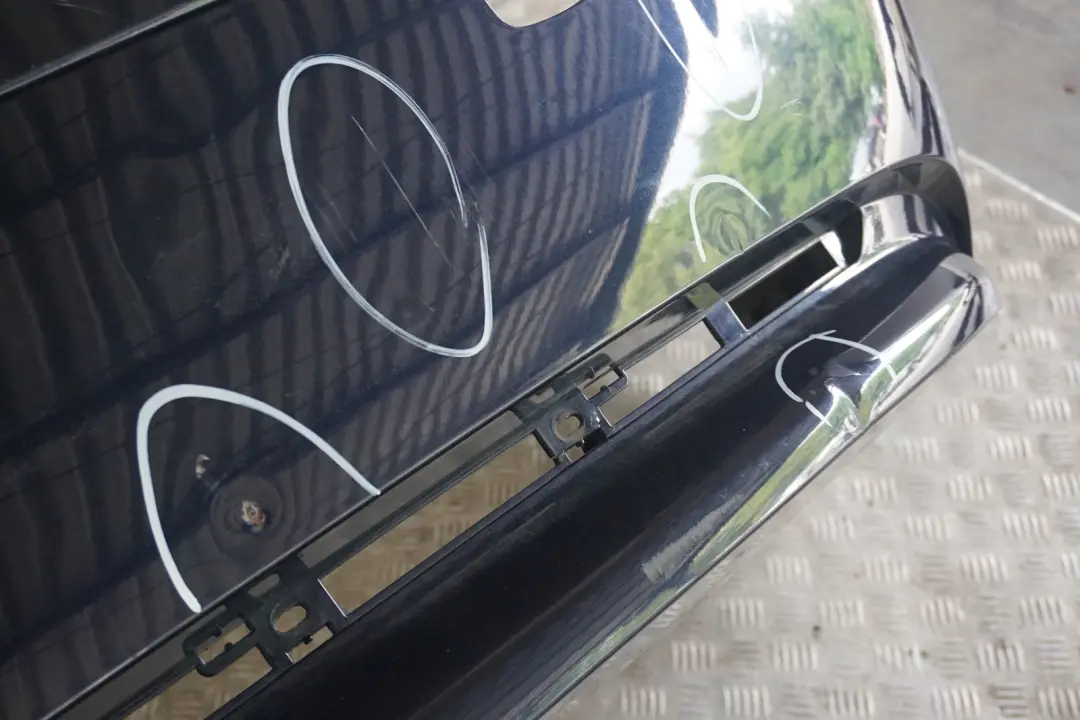 Bumper Panel Orient Blue Orientblau Metallic - 317 to BMW 7 Series E65 E66 Rear with Part number 0136743 BMW 7 Series E65 E66 Rear Bumper Panel Orient Blue Orientblau Metallic - 317 - SKU 0136743-OB - Part number 0136743