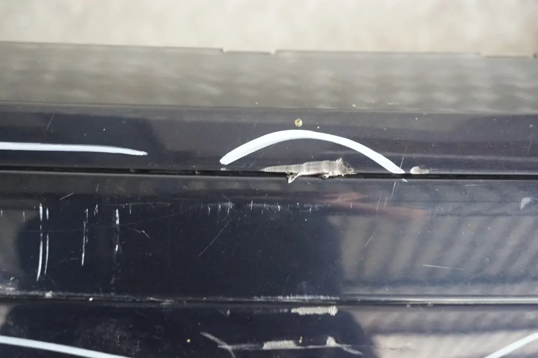 Bumper Panel Orient Blue Orientblau Metallic - 317 to BMW 7 Series E65 E66 Rear with Part number 0136743 BMW 7 Series E65 E66 Rear Bumper Panel Orient Blue Orientblau Metallic - 317 - SKU 0136743-OB - Part number 0136743