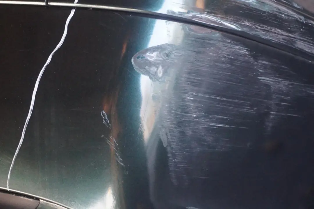 BMW 7 Series E65 E66 Rear Bumper Trim Panel Oxfordgruen Oxford Green - 430 - SKU 0136743-OXF - Part number 0136743