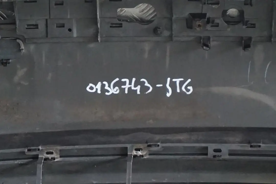 Bumper Trim Panel Sterlinggrau Grey Metallic - 472 to BMW 7 Series E65 E66 Rear with Part number 0136743 BMW 7 Series E65 E66 Rear Bumper Trim Panel Sterlinggrau Grey Metallic - 472 - SKU 0136743-STG - Part number 0136743