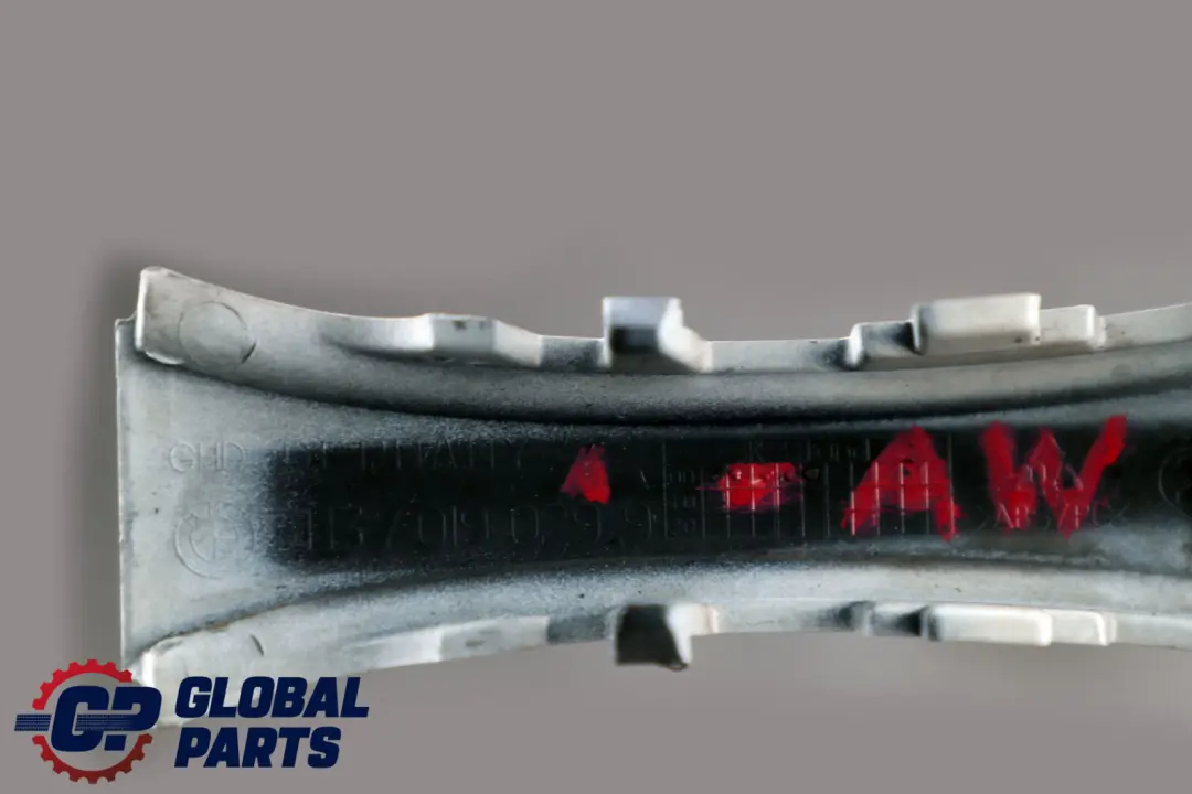 BMW 7 Series E65 Bonnet Hood Front Radiator Grille Trim Cover Alpinweiss 3 - SKU 0136987-AW - Part number 0136987
