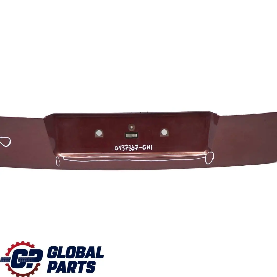 Embellecedor Maletero Tapa Porton Trasero Chiaretto Rojo Metalico 894 para BMW E65 con número de pieza 0137337 BMW E65 Embellecedor Maletero Tapa Porton Trasero Chiaretto Rojo Metalico 894 - SKU 0137337-CHI - Número de pieza 0137337