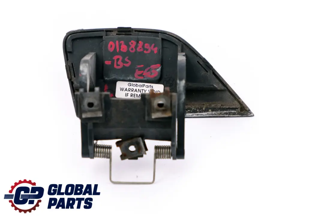 Front Bumper Headlight Flap Cover Left N/S Black Sapphire to BMW 7 Series E65 E66 with Part number 0138894 BMW 7 Series E65 E66 Front Bumper Headlight Flap Cover Left N/S Black Sapphire - SKU 0138894-BS - Part number 0138894