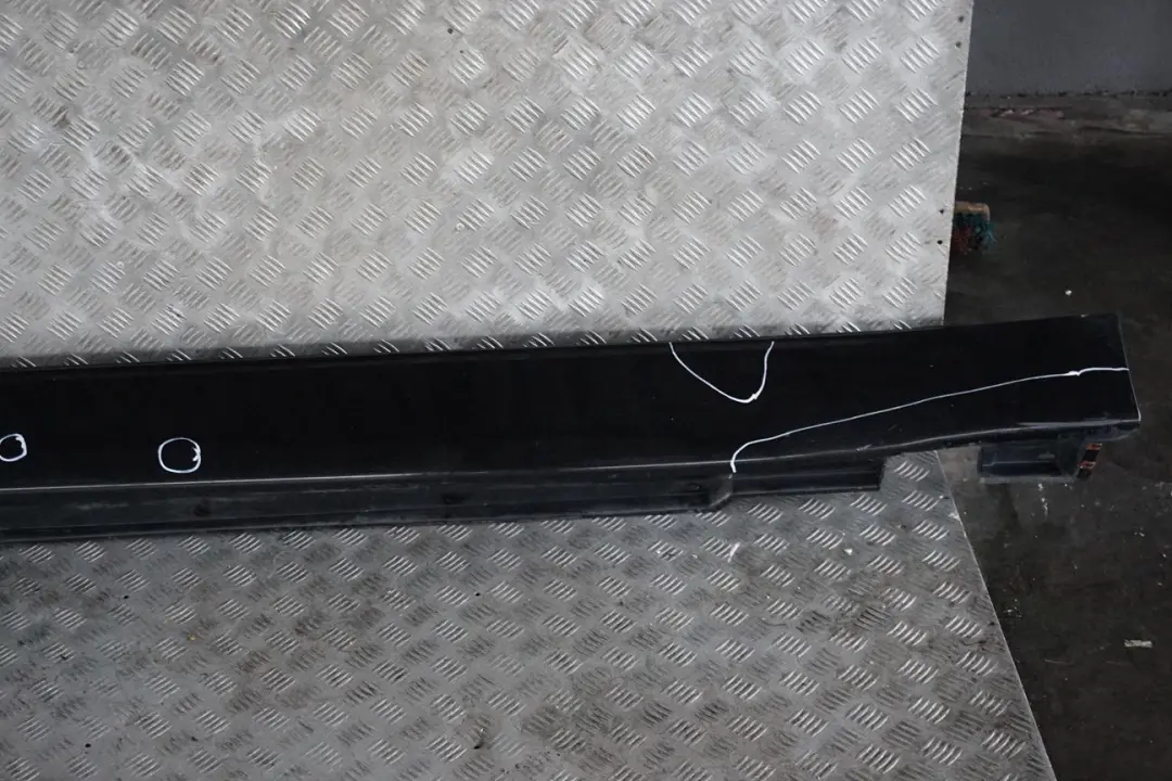 BMW 7 Series E65 1 Door Sill Cover Skirt Left N/S Black Sapphire Metallic 475 - SKU 0140037-BS1 - Part number 0140037