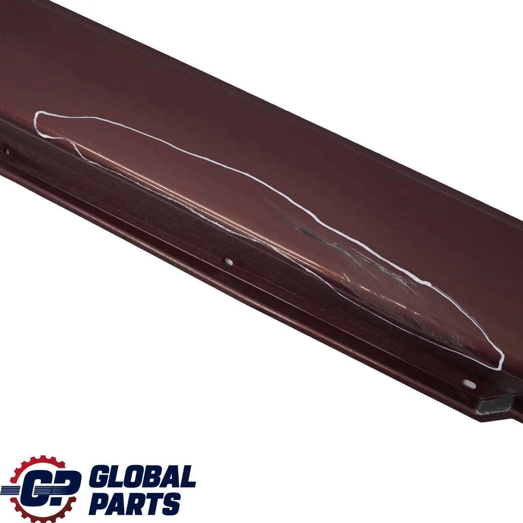 BMW E65 Bas de Porte Couverture Seuil A Gauche Chiaretto Rouge - 894 - SKU 0140037-CHI - Numéro de pièce 0140037