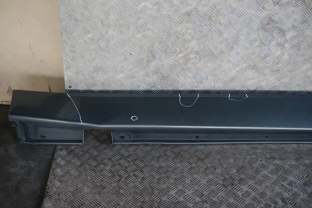 BMW 7 Series E65 Door Sill Cover Skirt Left N/S Titangrau Titan Grey - 892 - SKU 0140037-TGR - Part number 0140037