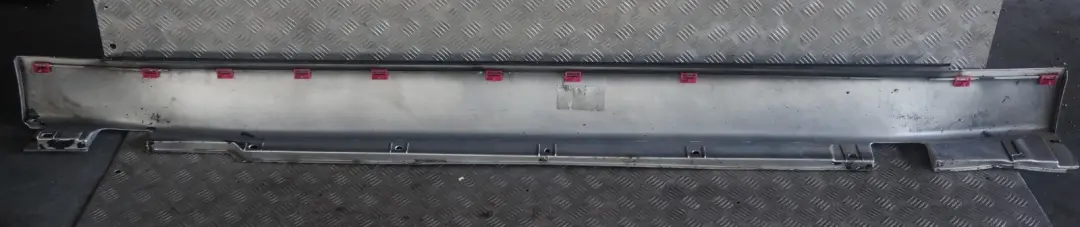 BMW 7 Series E65 1 Door Sill Cover Skirt Left N/S Titansilber Titan Silver - SKU 0140037-TS1 - Part number 0140037