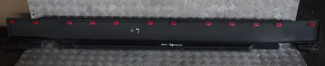 BMW 7 Series E65 1 Door Sill Cover Skirt Right O/S Black Sapphire Metallic 475 - SKU 0140038-BS1 - Part number 0140038