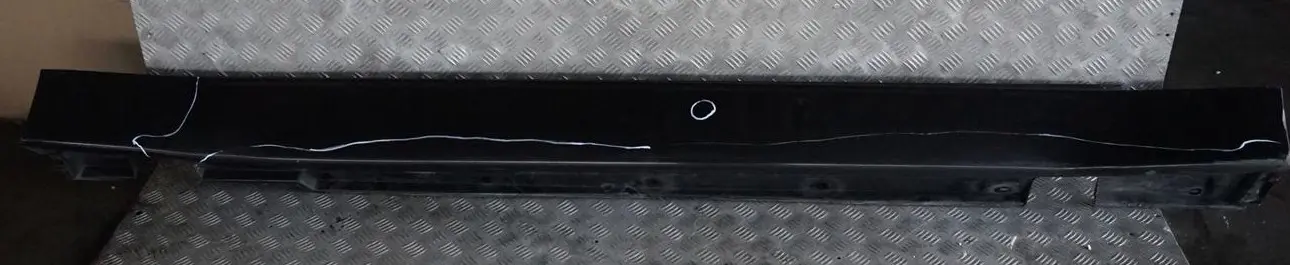 BMW 7 Series E65 1 Door Sill Cover Skirt Right O/S Black Sapphire Metallic 475