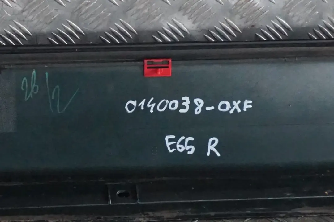 Door Sill Cover Skirt Right O/S Oxfordgruen Oxford Green 430 to BMW 7 Series E65 with Part number 0140038 BMW 7 Series E65 Door Sill Cover Skirt Right O/S Oxfordgruen Oxford Green 430 - SKU 0140038-OXF - Part number 0140038