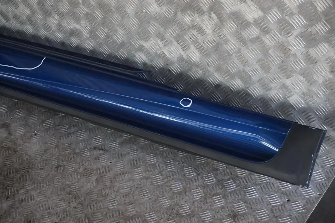 Aerokit Left N/S Sill Skirt Side Trim Indi Blue 862 to BMW Mini Cooper R50 R53 JCW with Part number 0140630 BMW Mini Cooper R50 R53 JCW Aerokit Left N/S Sill Skirt Side Trim Indi Blue 862 - SKU 0140630-IB - Part number 0140630