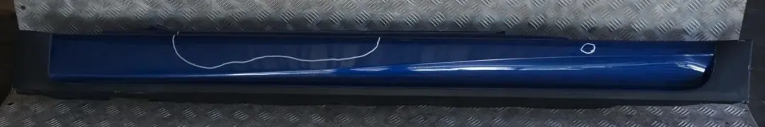 Aerokit Left N/S Sill Skirt Side Trim Indi Blue 862 to BMW Mini Cooper R50 R53 JCW with Part number 0140630 BMW Mini Cooper R50 R53 JCW Aerokit Left N/S Sill Skirt Side Trim Indi Blue 862 - SKU 0140630-IB - Part number 0140630